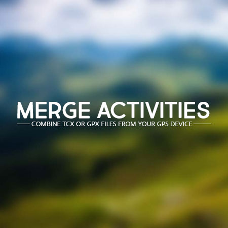 Merge - multiple Garmin activities into